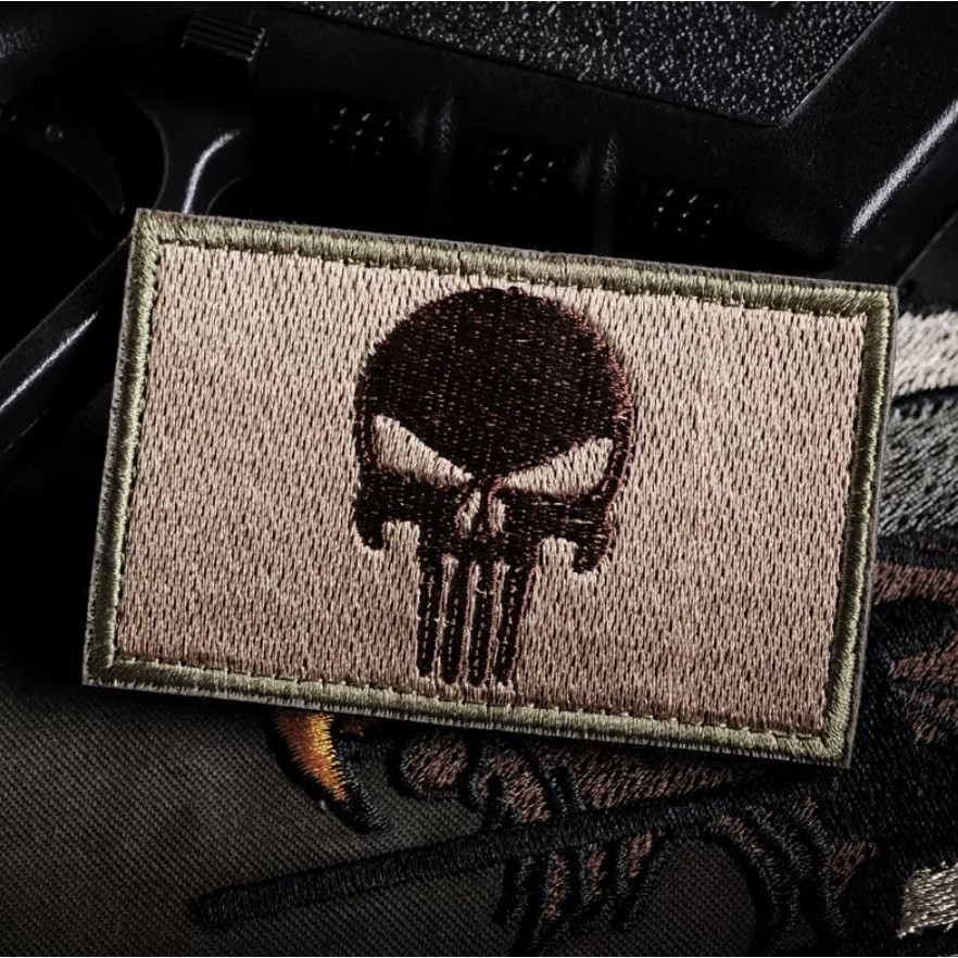 Patch_velcro PUNISHER dán quần áo_ba lô túi xách _retro
