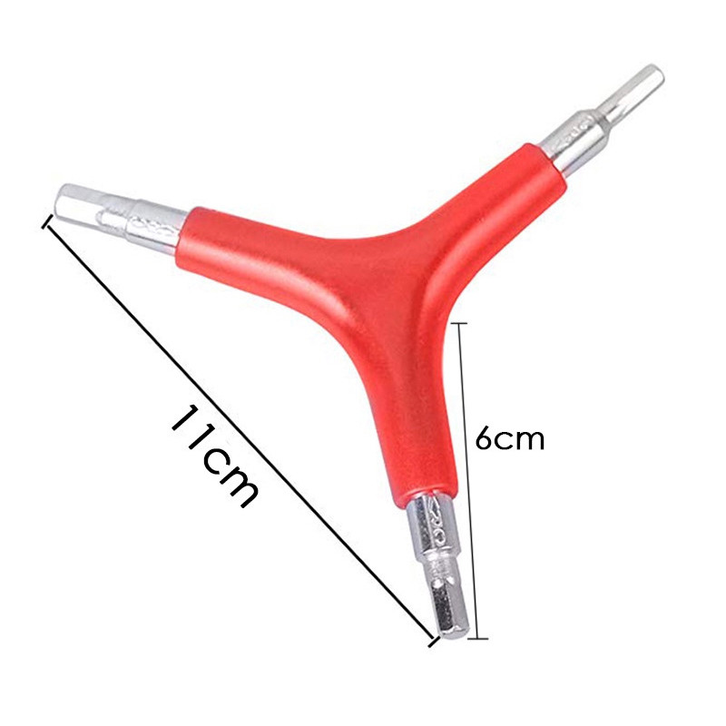 Cờ lê lục giác hình chữ Y TMOY 3 chiều 4 / 5 / 6mm để bảo trì dễ dàng TCS