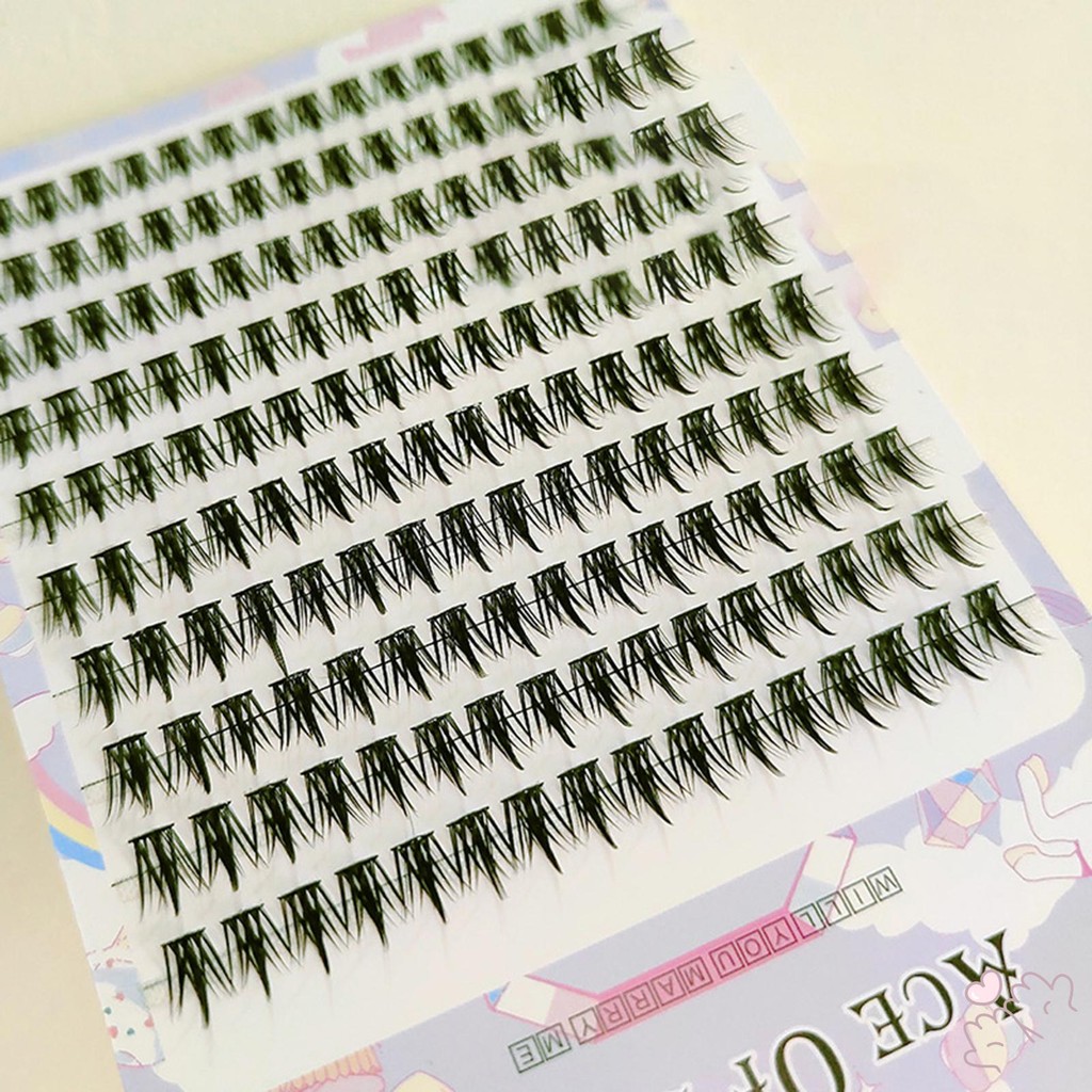 Fairy Hair Cụm Lông Mi Đơn Ánh Sáng Tự Nhiên Lông Tơ Wispy Volume