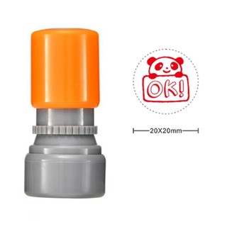 HIGHVIEWLS Giáo viên Khuyến khích Tem, Khen ngợi Biểu tượng cảm xúc Đồ dùng giáo viên Dấu ấn biểu tượng, Di động DIY Thêu Sò Con dấu Bình luận