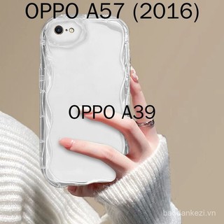 Ốp điện thoại Oppo A57 a77s 2022 2016 A39 Ốp điện thoại viền sóng mềm bảo vệ máy ảnh chống sốc trong suốt z2yz
