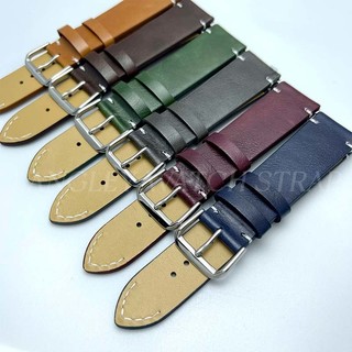 Dây đồng hồ da bò chính hãng 12mm–24mm, phát hành nhanh, nam nữ, vòng tay 18mm 20mm 22mm 24mm