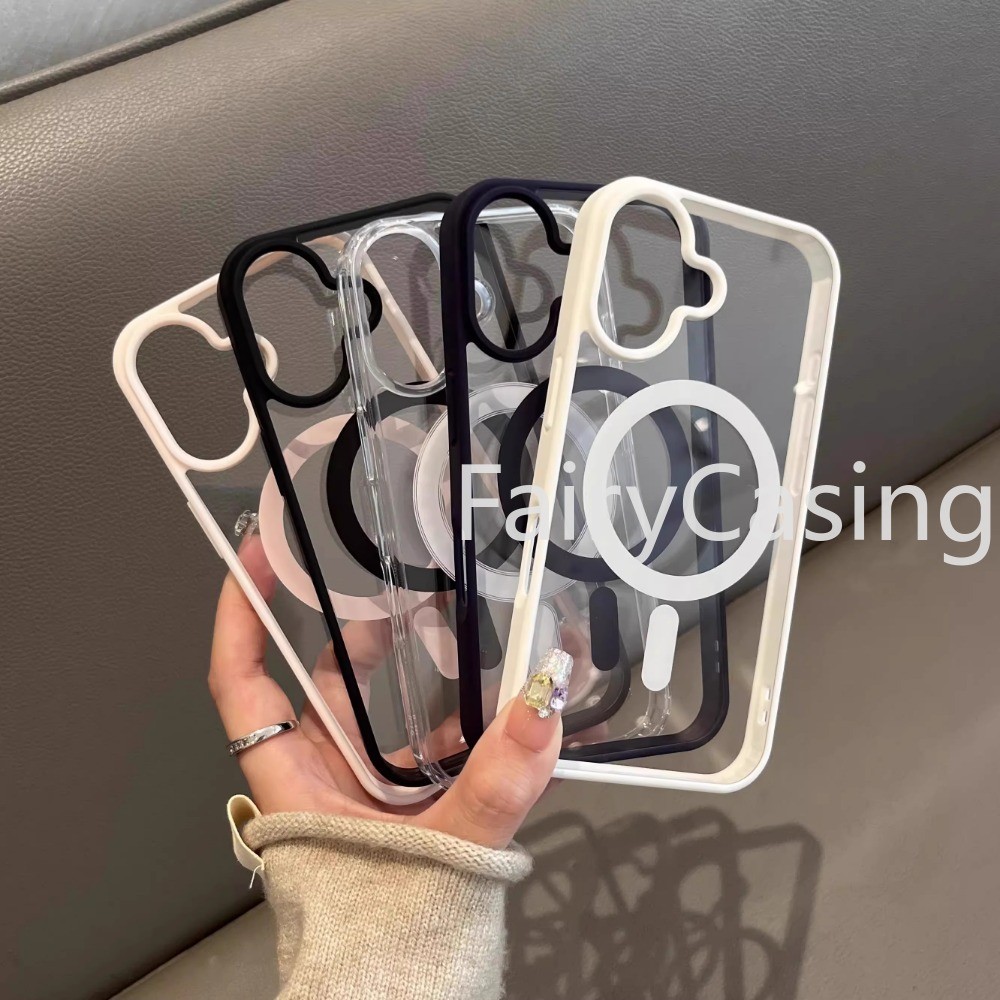 Ốp Điện Thoại Trong Suốt Mờ Sang Trọng Cho IPhone 16 11 12 13 14 15 Pro Max 7 8 Plus XR X XS Ốp Lưng Acrylic Chống Sốc