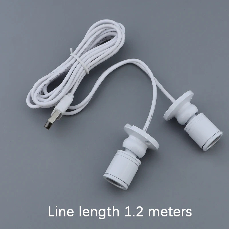 USB 5V Led Spot Light 3W Bề Mặt Gắn Tủ Trưng Bày Quầy Trang Sức Đèn Xoay Góc Trần Mini Spotlight