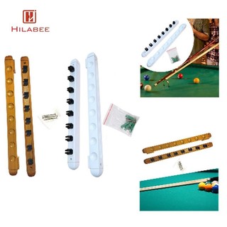 Giá đỡ bi-a HILABEE, giá đỡ gậy bi-a bằng gỗ cho 8 tín hiệu, treo tường