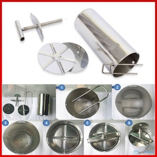 Khuôn làm giò inox loại 1kg và 2kg chắc chắn tiện lợi dễ tháo lắp