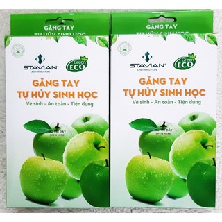 Hộp găng tay tự hủy sinh học an toàn bảo vệ môi trường #A261