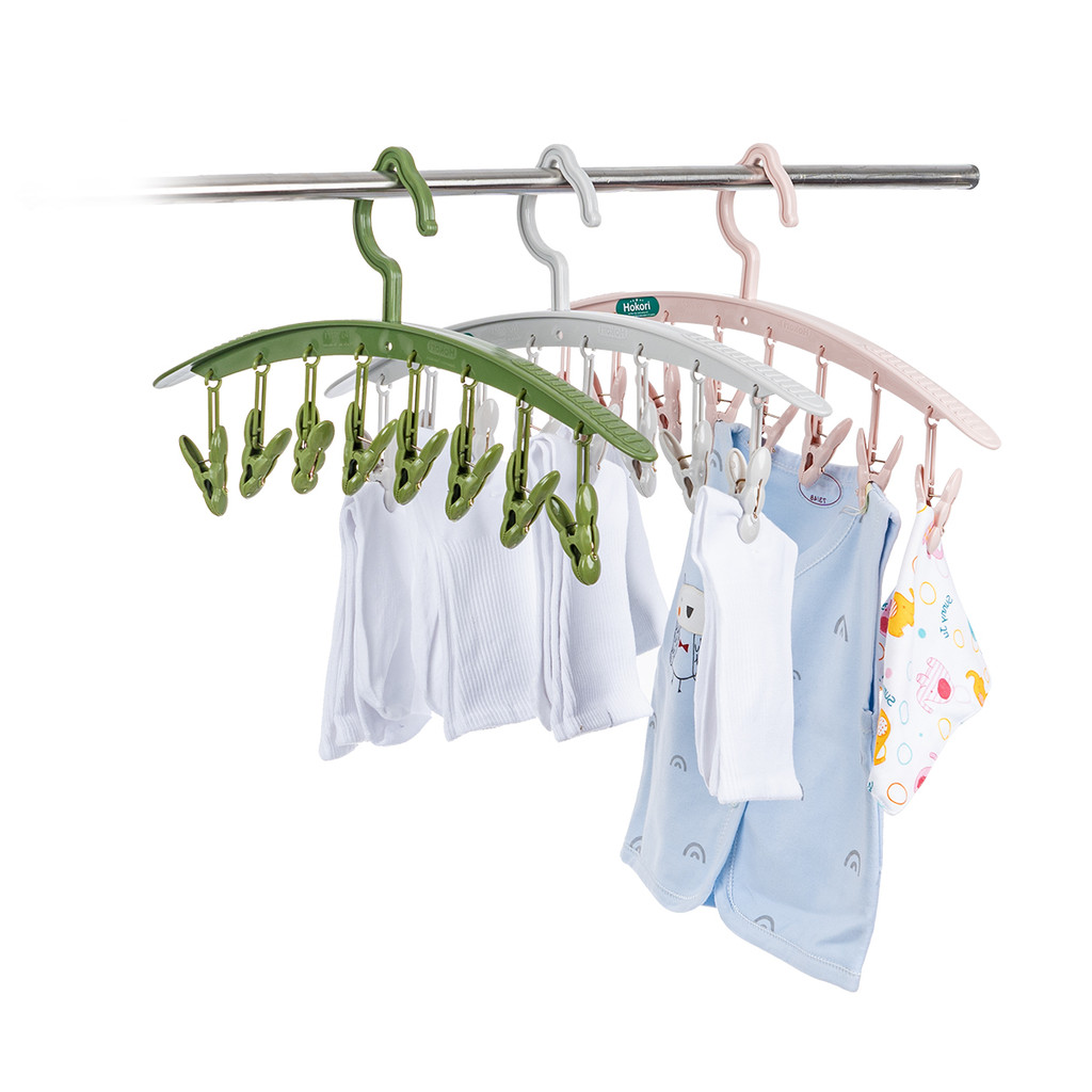 Móc áo kẹp 1T Hokori tiện dụng - Móc phơi đồ chắc chắn  aladanh-net-vn