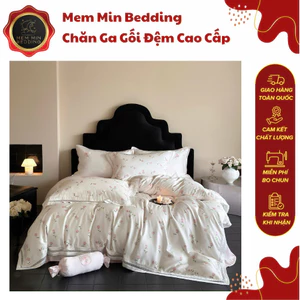Bộ Chăn Ga Gối Chất Liệu Tencel Cao Cấp Thanh Lịch Phong Cách Châu Âu - MemMinbedding Luxury