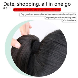 Julyhot 45 / 55 / 65 / cm Tổng Hợp Dài Tóc Giả Thẳng Vuốt Kẹp Sống Động Như Thật Đuôi Ngựa Cao Nối Tóc Chịu Nhiệt Đuôi Ngựa Tóc Mảnh Massivedeals