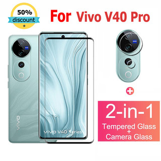 cường lực Vivo V40 Pro 5G Kính Cường Lực Bảo Vệ Màn Hình Cho Vivo V40 V29e V30 V27 V29 Y03T Y03 Y38 Y100 Y28 Y27S V27e V30e Y78 Y22s Y22 Y27 Y36 V23e X90 X100s Pro 5G Kính bảo vệ ống kính máy ảnh