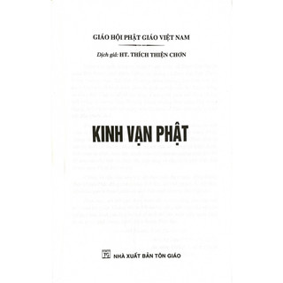 Sách - Kinh Vạn Phật (Bìa cứng)