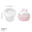 Khuôn Silicon Thỏ 3D Cho Bánh Pudding DIY, Sôcôla, Kẹo, Món Tráng Miệng, Xà Phòng, Nến Thơm, Thạch Cao, Đất Sét Polymer