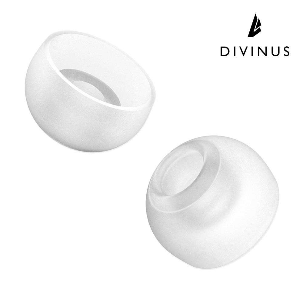 Đầu tai nhung Divinus cho tai nghe không dây TWS, độ thoải mái Vòng đệm rộng áp suất thấp Đầu tai cho vòi phun 3mm-5mm