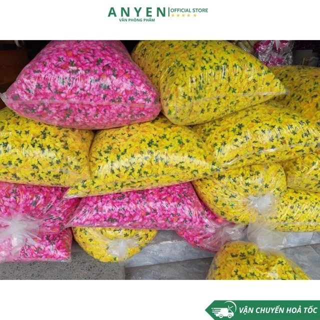 Hoa đào mai giả 1kg trang trí tết