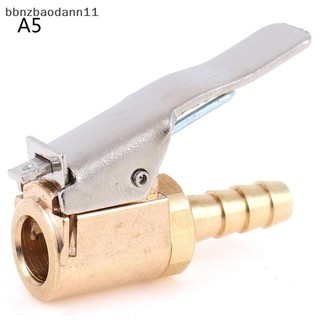 [Bbnzdd] Ô tô tự động bằng đồng thau 6 / 8mm lốp bánh xe không khí mâm cặp bơm hơi đầu nối van kẹp BVAH