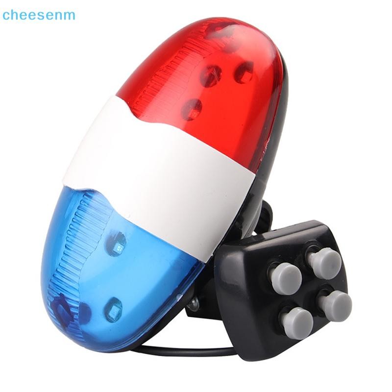 Cheenm 6 LED 4 Âm Thanh Xe Đạp Đèn Ô Tô Điện Tử Sừng Còi Còi Cho Trẻ Em Xe Đạp Xe Tay Ga Xe Đạp Phụ Kiện Đèn VN