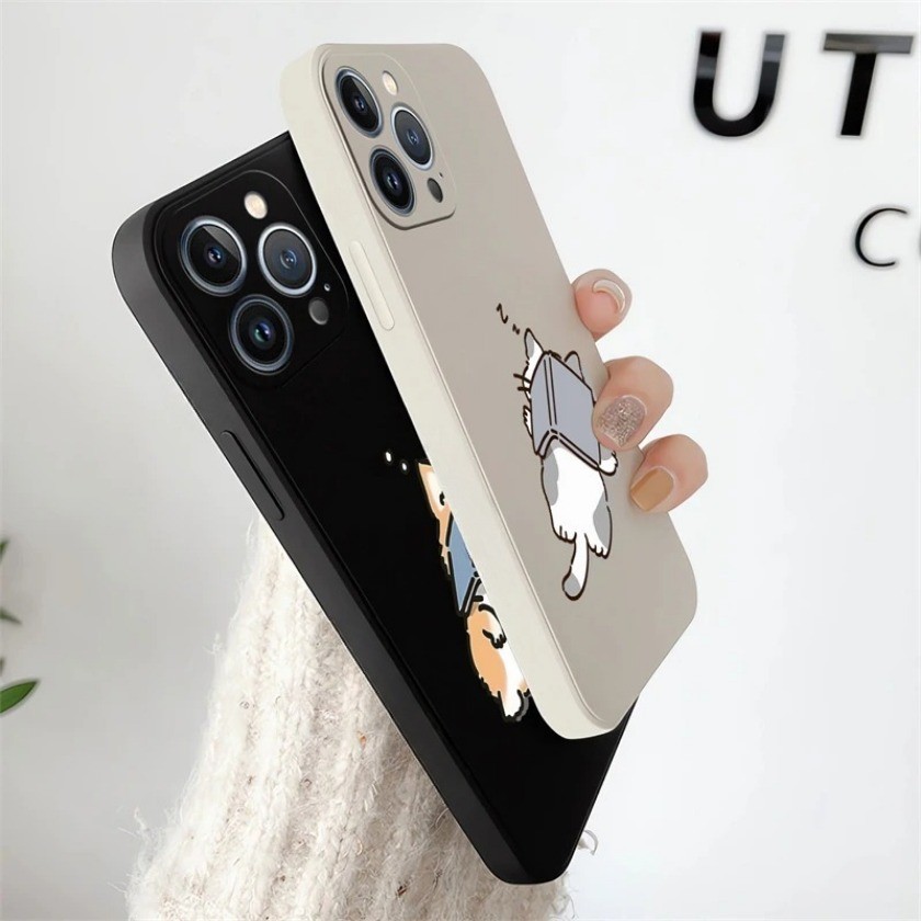 Ốp Điện Thoại Họa Tiết Mèo Ngáy Cho Xiaomi 14T 11T 10T 9T Pro 11 Lite 5G NE Poco X7 Pro F7 Pro M7 Pro Ốp lưng TPU Mềm Chống Sốc