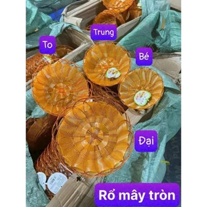 Rổ Nhựa Giả Mây Đựng Rau Củ Quả Trái Cây Hình Tròn Và Hình Oval có Đủ Loại