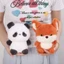 Búp bê đồng hành sang trọng GAVESTO, Gối động vật nhồi bông gấu voi, Thời trang 16cm Đồ chơi sang trọng động vật sang trọng siêu mềm khi ngủ