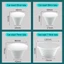 Vòng niêm phong ống thoát nước AMBU, phích cắm ống nước silicon chống tắc, Nút chặn thay thế hình nón chống mùi Phụ kiện phòng tắm
