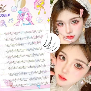 C Curl Lông mi dưới thực tế Cụm lông mi dưới riêng lẻ Món quà hoàn hảo cho bé gái hoặc nữ