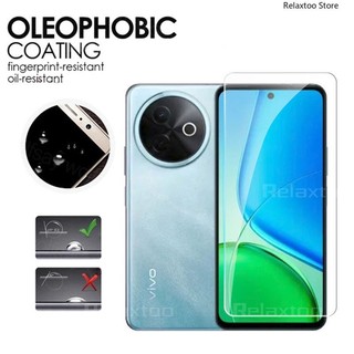 VIVOY39 2025 2in1 3D Cong Kính Cường Lực Cho VIVO Y39 Y 39 VIVOY39 5G Phía Sau Ống Kính Camera Bảo Vệ Màn Hình Phim Kính Bảo Vệ XLMC