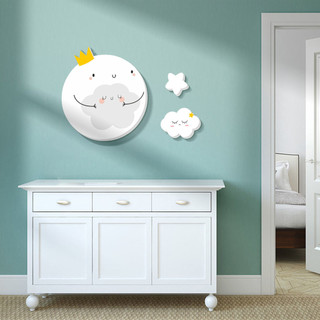 Phòng Trẻ Em Trang Trí Tường Bố Trí Dán Tường Ấm Áp Cô Gái Dễ Thương Phòng Ngủ Đầu Giường Ba Chiều Bao Xấu Xí Sáng Tạo Miếng Dán JJFYT