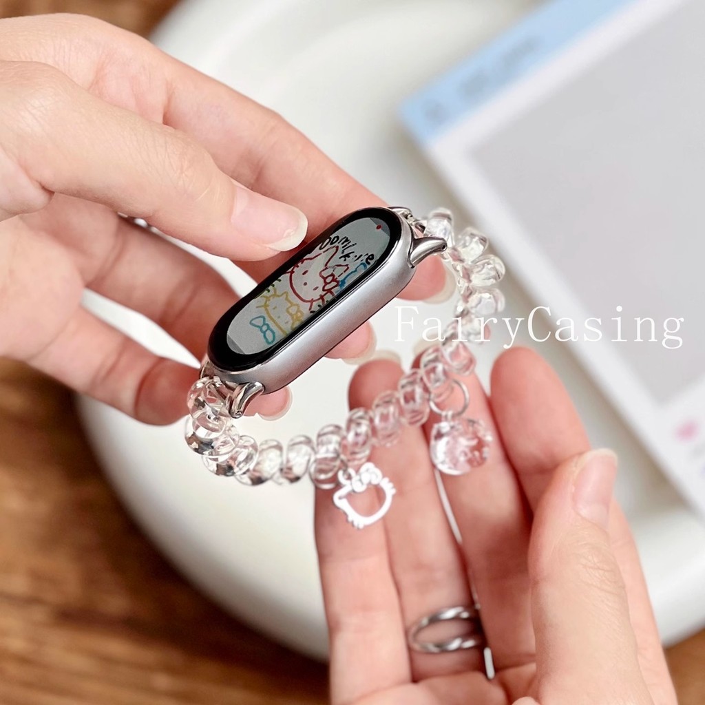 Dây đeo điện thoại đàn hồi cho Xiaomi Mi Band 10 9 8 7 Pro 6 5 4 3 Vòng đeo tay thay thế cho MiBand 8 9 Active Band