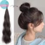 Sund Dài Sóng Đuôi Ngựa Nữ Tổng Hợp Tóc Giả Với Dây Cao Su Xoăn Thẳng Đuôi Ngựa Nối Dài Co Giãn Tóc VN