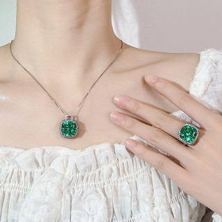Trang Sức Kim Cương Mô Phỏng Màu Xanh Biển, Phong Cách châu Âu, Phù Hợp Phụ Nữ