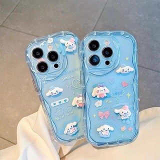Ốp Lưng Búp Bê Cinnamoroll 3D Cho OPPO A5 A3X A3 Pro A77S A40 A80 A60 A18 A38 A16 CA15 A15S A35 A16S A57 A96 A93 A74 A79 5G A76 4G Cô Gái Hoạt Hình Trong Suốt Vỏ Điện Thoại TPU Mềm