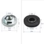 Set 2 Đai Ốc Lục Giác Thay Thế Cho Máy Mài Góc Chất Lượng Cao