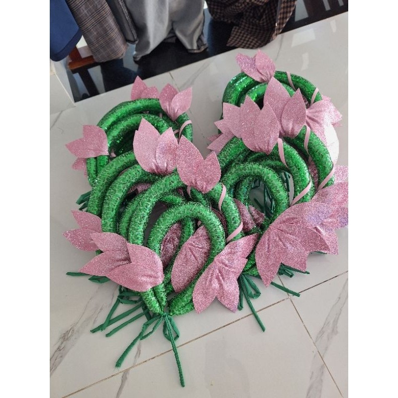 Vấn sen đội đầu, vấn dùng làm phụ kiện đội đầu biểu diễn văn nghệ, Đạo cụ phụ kiện