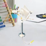 Máy phát điện xoắn ốc tuabin gió nhỏ 10W cho trang trại gia đình Bộ dụng cụ mô hình giáo dục DIY Phát triển trục dọc nhỏ thông minh — ảnh 8