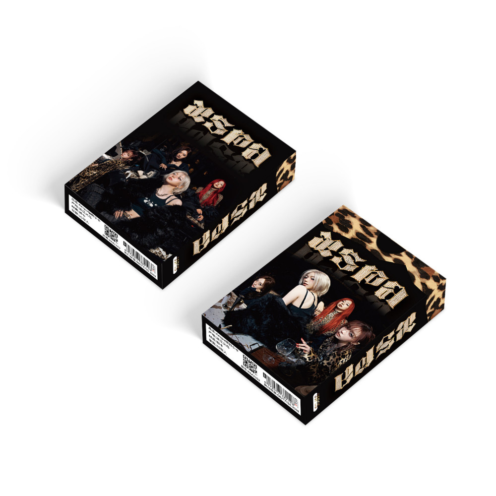 LINXX 55 Chiếc Aespa Dirty Work Lomo Cards HD Hình Ảnh 3 Inch Laser Thẻ Kpop Quạt Bộ Sưu Tập Quà Tặng Hàng Hóa