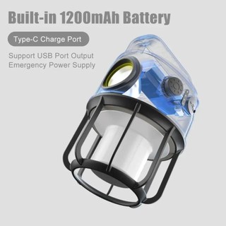 [CRUSH] Bóng đèn LED, Lều sạc chống nước IPX4 Đèn cắm trại, Đèn pin có độ sáng cao di động Đèn thị trường ban đêm mờ vô cấp Đi bộ đường dài