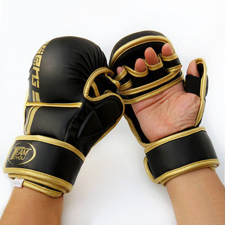 MMA Sanda Boxing Gloves Fight Female Male UFC Children Training Adult Punching Bag Special Professional Half Finger Boxing Gloves DEyb