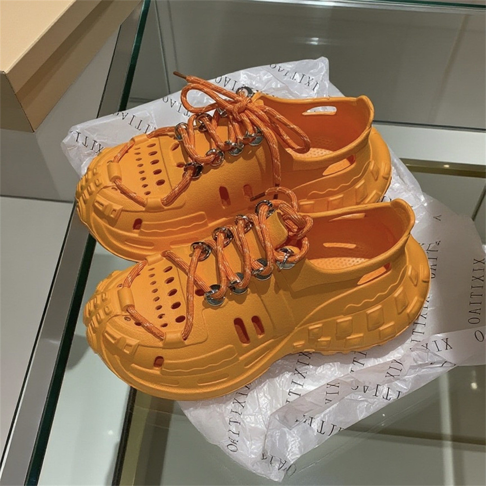 XIXITIAO Sandal Đế Dày Thoải Mái Nam Nữ Cặp Đôi Mùa Hè Thể Thao Ngoài Trời Lộn Thượng nguồn