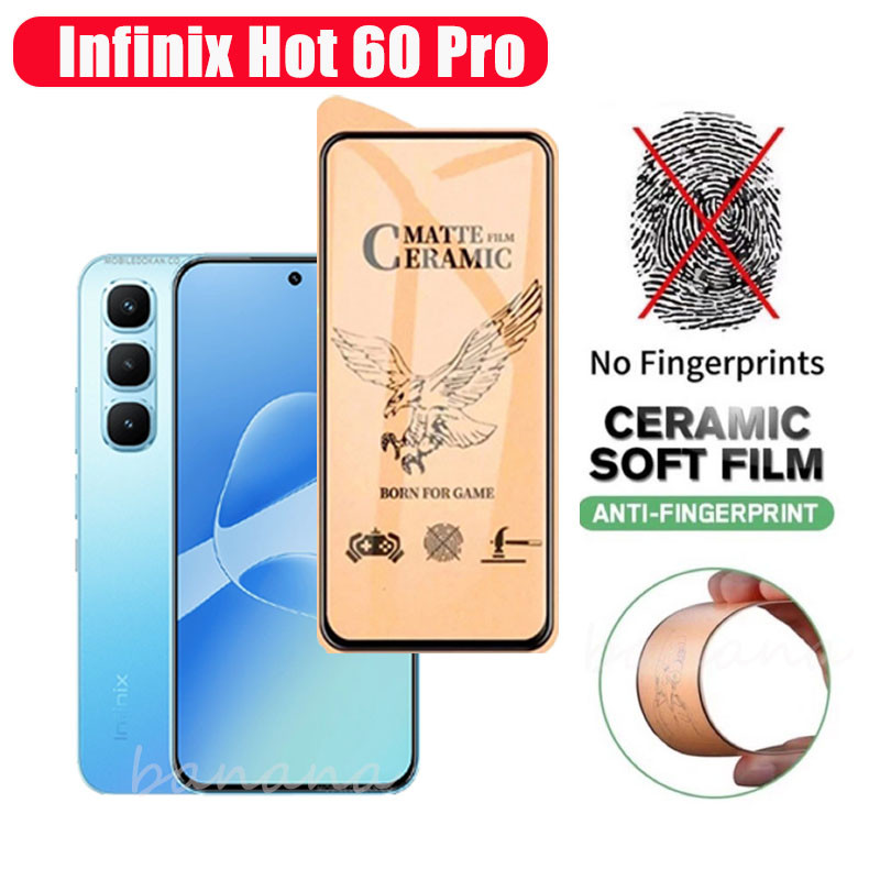 Kính cường lực gốm 3 TRONG 1 Infinix Hot 60 Pro cho Infinix Hot 60 Hot 60i Hot 50 Pro Hot 50i Ống kính máy ảnh Kính bảo vệ màn hình và phim mặt sau