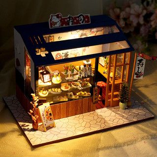 Tự Làm Handmade Ngôi Nhà Cổ Tòa Nhà Mini Nhà Lắp Ráp Mô Hình Đồ Chơi Giáo Dục Quà Tặng Sinh Nhật Cho Bé Gái Nam