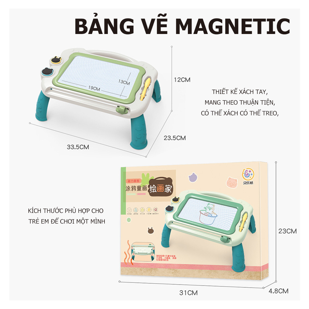 Magnetic Drawing Board Erasable Magnet Sketchpad Painting Board Early Educational Toy for Kids Boys Girls Gifts