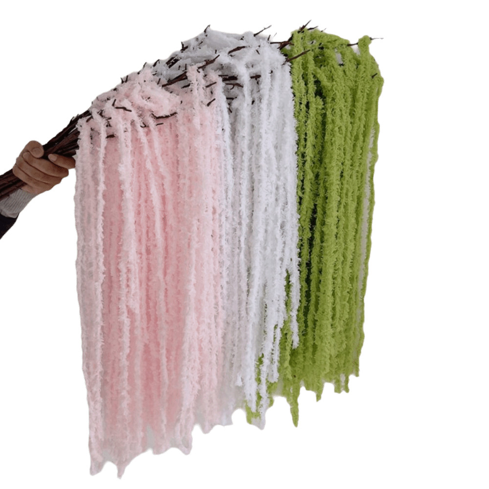 ICUCKO Mô Phỏng Amaranthus Caudatus, Phụ Kiện Sợi Amaranthus Cây Treo Nhân Tạo, Đạo Cụ Ảnh Đẹp Nhiều Màu Trang Trí Treo Amaranthus Hoa Quà Tặng