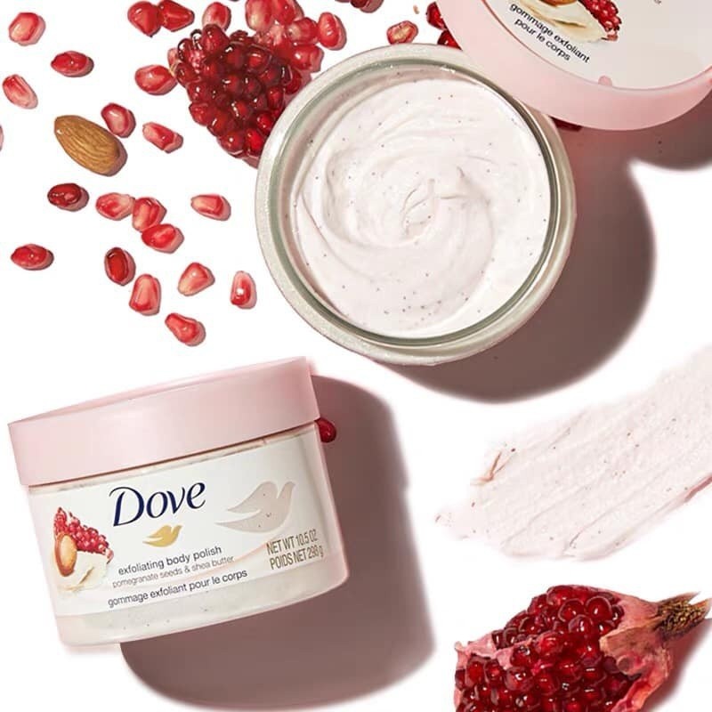 Tẩy Da Chết Toàn Thân Dove Exfoliating Body Polish 225g bản nội địa Đức