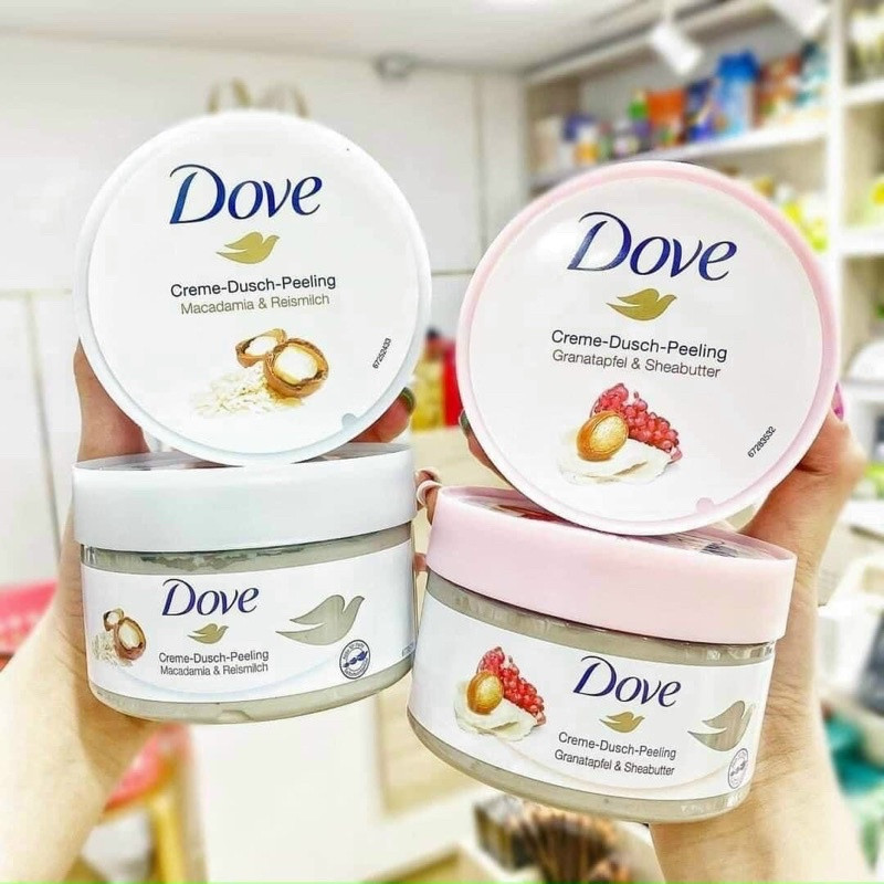 Tẩy Da Chết Toàn Thân Dove Exfoliating Body Polish 225g bản nội địa Đức