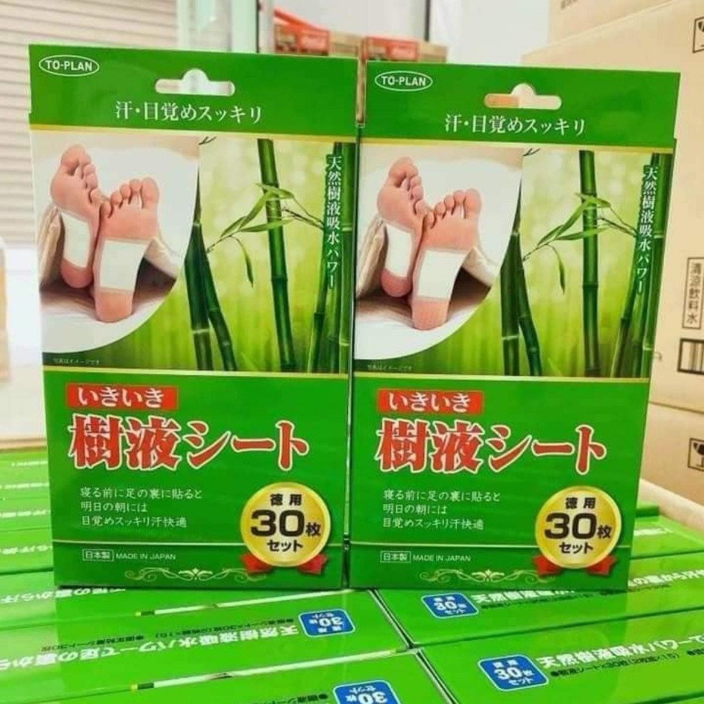 Set 2 Miếng dán thải độc Chân Kenko To Plan Nhật Bản