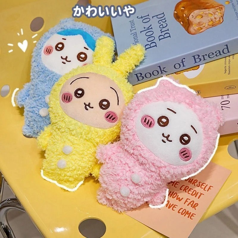 Chiikawa Mặt Dây Chuyền Búp Bê Pyjama Đảng Usagi Hachiware Usachi Ngoại Vi Búp Bê Túi Treo Trang Trí Búp Bê Cô Gái Sang Trọng Mặt Dây Chuyền Quà Tặng