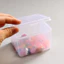 LAKAM 1 Cái Hộp Bảo Quản, Nhựa Có Nắp Bảo Quản, Nhỏ Đa Năng Hình Chữ Nhật Nhỏ Hộp Đựng Đồ Trang Sức Băng Đô
