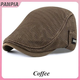 PNPIA-Cabbie Lưới thoáng khí phẳng Newsboy Beret Ivy