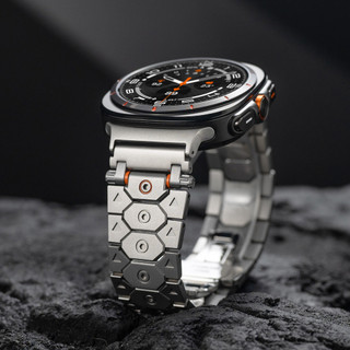 Thích hợp cho dây đeo bằng thép không gỉ Samsung Watch 8, dây đeo kim loại Titan, dây đeo siêu thép Galaxy Watch